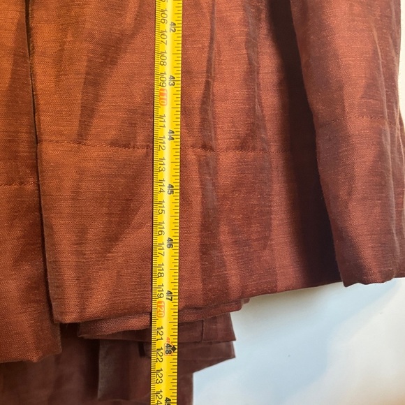 Chic Strapless Rust Dress - Picture 8 of 12